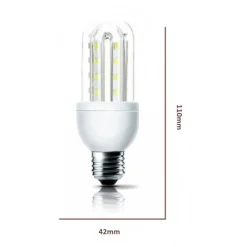 LAMPADINA LED JN20 ATTACCO E27 5W 3U LUCE NATURALE 4000K TUBOLARE LINEARE 475LM 87286