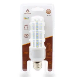LAMPADINA LED JN26 ATTACCO E27 9W 3U LUCE NATURALE 4000K TUBOLARE LINEARE 855LM 87347