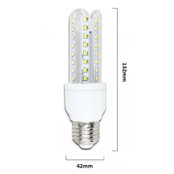 LAMPADINA LED JN24 ATTACCO E27 7W 3U LUCE FREDDA 6500K TUBOLARE LINEARE 665LM 87323