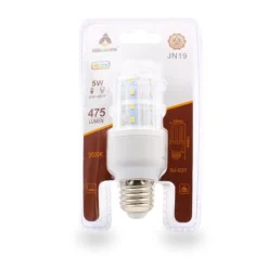 LAMPADINA LED JN19 ATTACCO E27 5W 3U LUCE CALDA 3000K TUBOLARE LINEARE 475LM 87279
