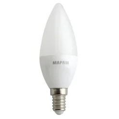 LAMPADINA LED OLIVA OPACO ATTACCO E14 3 WATT LUCE CALDA 3000K ALTA QUALITÀ 00494