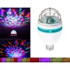 LAMPADINA LED RGB MULTICOLOR ATTACCO E27 LUCE LED COLORA ROTANTE 3WATT 3W