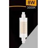 LAMPADINA LED R7S 8 WATT 880 LUMEN 78MM LUCE 3000K 4000K 6500K SPARAC-R7S-8W-001