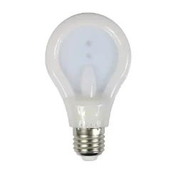 LAMPADINA LED SLIM PIATTA 9 WATT E27 LUCE 6500K 4000K 3000K ILLUMINAZIONE A80