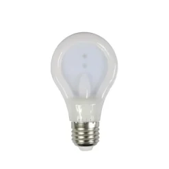 LAMPADINA LED SLIM PIATTA 6W E27 LUCE CALDA 3000K NATURALE 4000K FREDDA 6500 A70