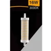 LAMPADINA LED SMD R7S L118 16W TUBOLARE LUCE 3000K 4000K 6500K SPARAC-R7S-16W-001