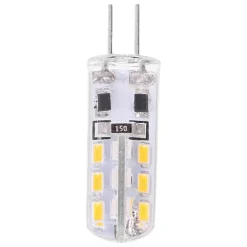 LAMPADINA LED 3W 24 SMD G4 3014 ATTACCO A SPILLO LUCE BIANCA CALDA FREDDA 12V