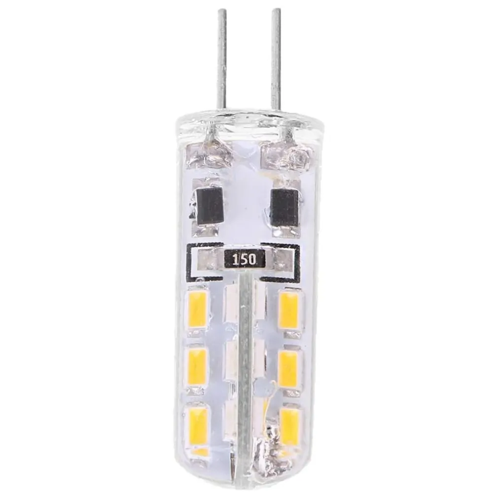 LAMPADINA LED 3W 24 SMD G4 3014 ATTACCO A SPILLO LUCE BIANCA CALDA FREDDA 12V