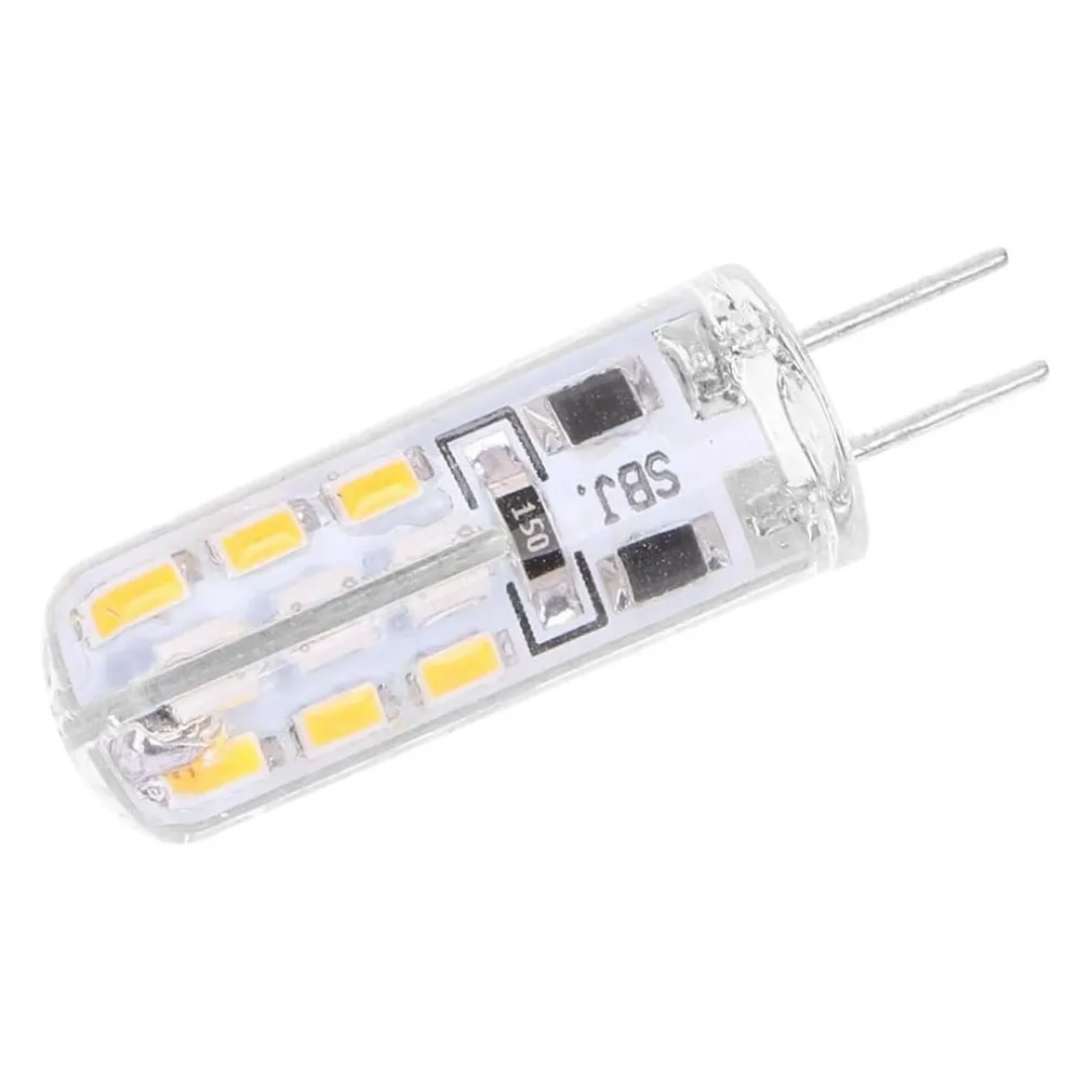 LAMPADINA LED 3W 24 SMD G4 3014 ATTACCO A SPILLO LUCE BIANCA CALDA FREDDA 12V