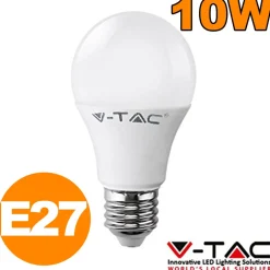 LAMPADINA LED 10W LUCE FREDDA A SFERA VT-1853 E27 LAMPADA ILLUMINAZIONE SKU4227