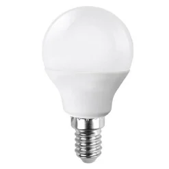 LAMPADINA LED 8W SFERA E14 LUCE FREDDA 6500K CALDA 3000K NATURALE 4000K G4508