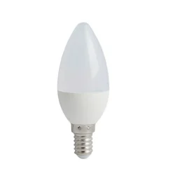 LAMPADINA LED 6WATT A CANDELA ATTACCO E14 6500K 3000K 4000K BASSO CONSUMO C3603