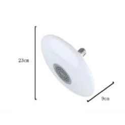 LAMPADINA MUSICALE LUCI COLORATE LAMPADA DI MUSICA E27 UFO BLUETOOTH 5.0 TX-9711