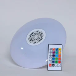 LAMPADINA MUSICALE LUCI COLORATE LAMPADA DI MUSICA E27 UFO BLUETOOTH 5.0 TX-9711
