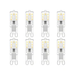 LAMPADINA PER FARETTO 2W LED 2 SMD 3535 ATTACCO G9 LUCE BIANCA FREDDA CALDA 220V