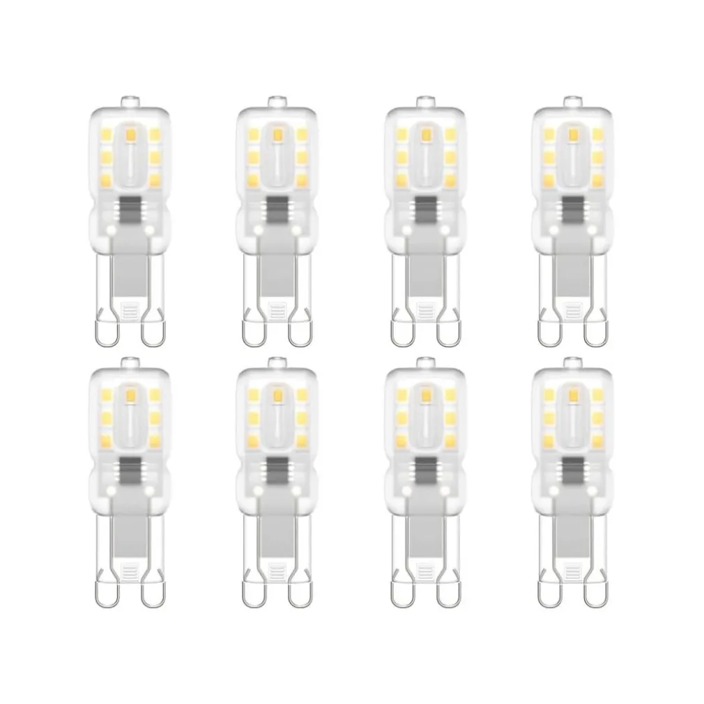 LAMPADINA PER FARETTO 2W LED 2 SMD 3535 ATTACCO G9 LUCE BIANCA FREDDA CALDA 220V