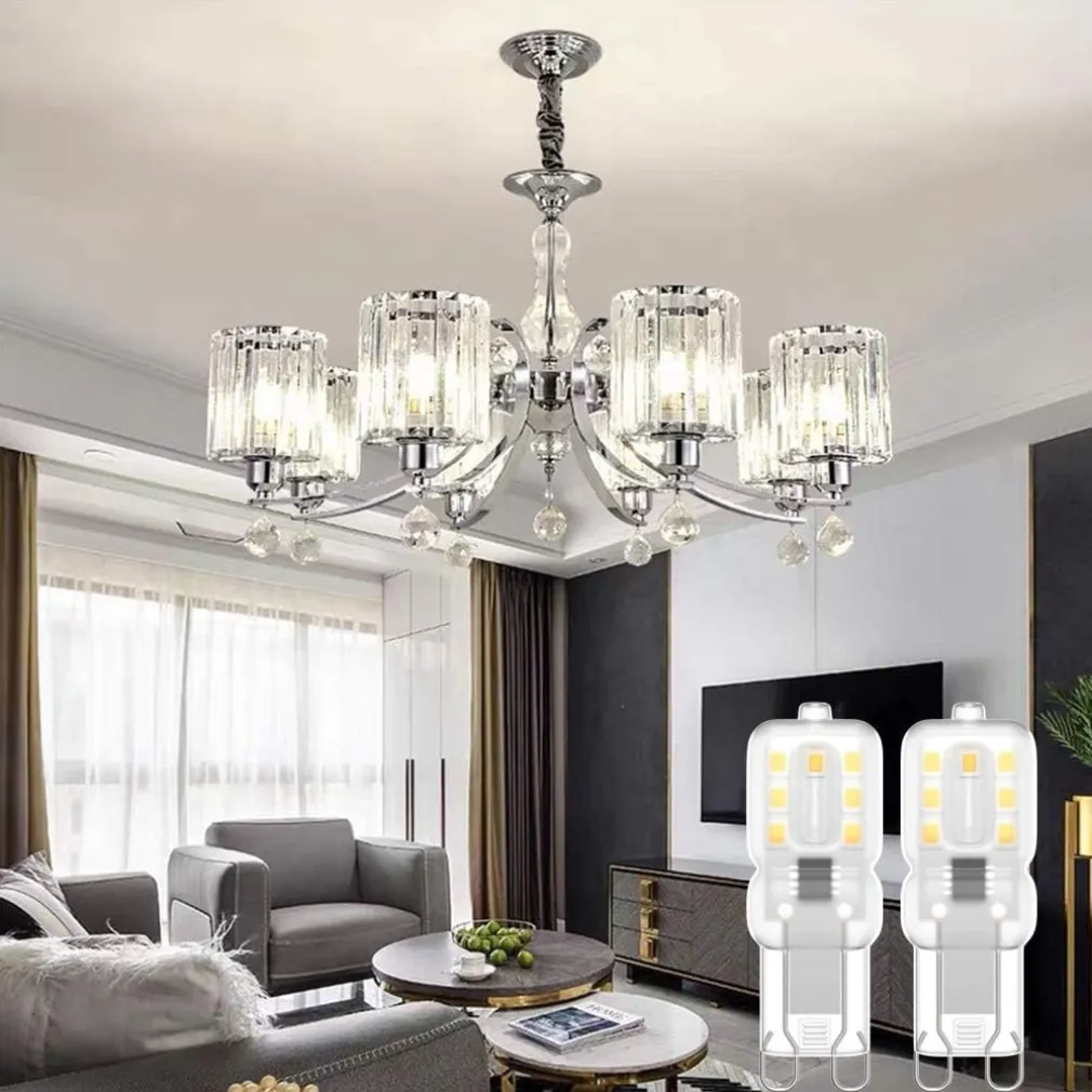 LAMPADINA PER FARETTO 2W LED 2 SMD 3535 ATTACCO G9 LUCE BIANCA FREDDA CALDA 220V