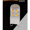 LAMPADINA TUBOLARE LED G9 2.5 W 280 LM LUCE 3000K 4000K 6500K SPARAC-G9-2.5W-CE1