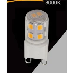 LAMPADINA TUBOLARE LED G9 2.5 W 280 LM LUCE 3000K 4000K 6500K SPARAC-G9-2.5W-CE1