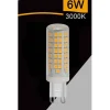 LAMPADINA TUBOLARE LED SMD G9 6 W 680 LM LUCE 3000K 4000K 6500K SPARAC-G9-6W-CE2