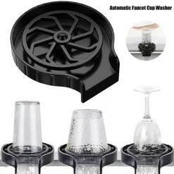 LAVABICCHIERI AUTOMATICO A PRESSIONE LAVA BICCHIERI FISSAGGIO SU LAVELLO CUCINA