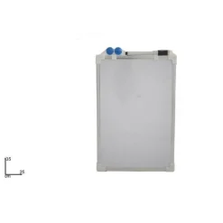 LAVAGNA BACHECA MAGNETICA BORDO ALLUMINIO CON MAGNETI PENNA MEDIA 35 X 25 CM