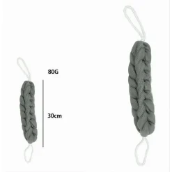 LAVASCHIENA SPUGNA RETE ESFOLIANTE BAGNO DOCCIA A TRECCIA SCRUBBER 79593 GRIGIA