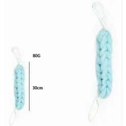 LAVASCHIENA SPUGNA RETE ESFOLIANTE BAGNO DOCCIA A TRECCIA SCRUBBER 79592 AZZURRA