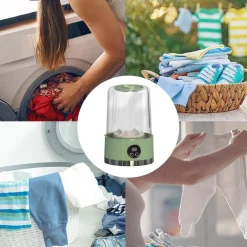 LAVATRICE PORTATILE PULIZIA MUTANDE SILENZIOSA WIRELESS PER DORMITORI CAMPEGGIO VIAGGIO