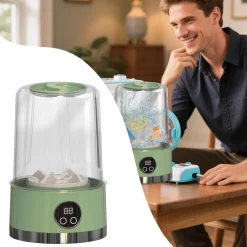 LAVATRICE PORTATILE PULIZIA MUTANDE SILENZIOSA WIRELESS PER DORMITORI CAMPEGGIO VIAGGIO