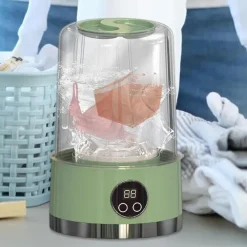 LAVATRICE PORTATILE PULIZIA MUTANDE SILENZIOSA WIRELESS PER DORMITORI CAMPEGGIO VIAGGIO