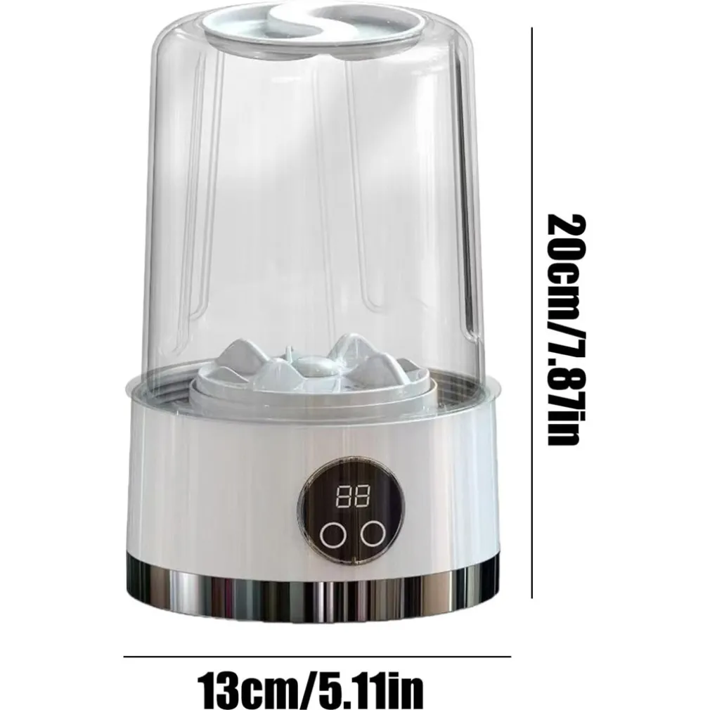 LAVATRICE PORTATILE PULIZIA MUTANDE SILENZIOSA WIRELESS PER DORMITORI CAMPEGGIO VIAGGIO