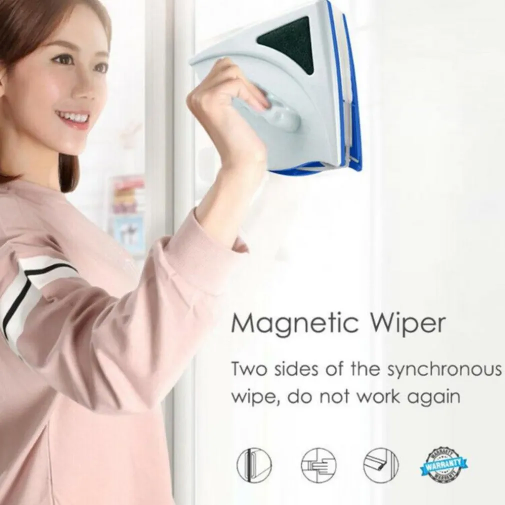 LAVAVETRI MAGNETICO PULISCI VETRO CON CALAMITA PULIZIA VETRI MAGNETICO ANGOLARE