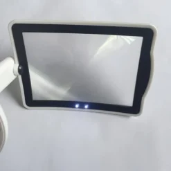 LENTE INGRANDIMENTO 3X 360° DA TAVOLO CON LUCE A LED SUPPORTO LETTURA A BATTERIE