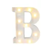 LETTERA B LUMINOSA CON LUCI LED A BATTERIA DECORAZIONI PER LA CASA DIM. 22 CM