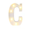 LETTERA C LUMINOSA CON LUCI LED A BATTERIA DECORAZIONI PER LA CASA DIM. 22 CM