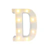 LETTERA D LUMINOSA CON LUCI LED A BATTERIA DECORAZIONI PER LA CASA DIM. 22 CM
