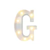 LETTERA G LUMINOSA CON LUCI LED A BATTERIA DECORAZIONI PER LA CASA DIM. 22 CM