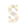 LETTERA S LUMINOSA CON LUCI LED A BATTERIA DECORAZIONI PER LA CASA DIM. 22 CM