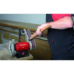 LEVIGATRICE COMBINATA DA BANCO CON MOLA E NASTRO ABRASIVO EINHELL TH-US 240