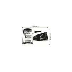 LEVIGATRICE ORBITALE PALMARE BOSCH GSS 140 A PROFESSIONALE 180 WATT MICROFILTRO