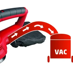 LEVIGATRICE ROTO ORBITALE EINHELL TC-RS 38E SCARTAVETRATRICE CON RACCOGLIPOLVERE