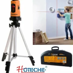 LIVELLA LASER AUTO LIVELLANTE A 10 MT CON TREPPIEDE E VALIGETTA PROFESSIONALE