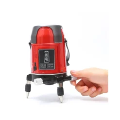 LIVELLA LASER AUTOLIVELLANTE 360º ROTAZIONE BOLLA DIGITALE 5 LINEE TRACCIALINEE