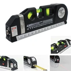 LIVELLA LASER DI PRECISIONE METRO LEVEL PRO 4 in 1 FAI DA TE ELETTRONICA 250 CM