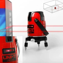 LIVELLA LASER TRACCIATORE AUTOLIVELLANTE 360º ROTAZIONE BOLLA DIGITALE 2 LINEE