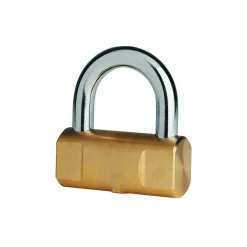 LUCCHETTO AD ARCO CORTO 80 MM CORAZZATO BLOCCA CORONA MOTO BICI NAUTICO MARINO