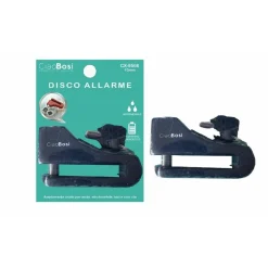 LUCCHETTO BLOCCA DISCO CON ALLARME SONORO SICUREZZA ANTIFURTO MOTO BICI CX-9566