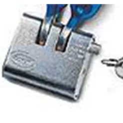 LUCCHETTO CATENACCIO CORAZZATO ACCIAIO DOPPIA MANDATA 80MM CORBIN