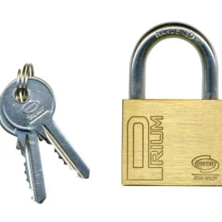 LUCCHETTO CATENACCIO IN OTTONE AD ARCO LUNGO B&D 30 40 50 MM CORBIN CON 2 CHIAVI